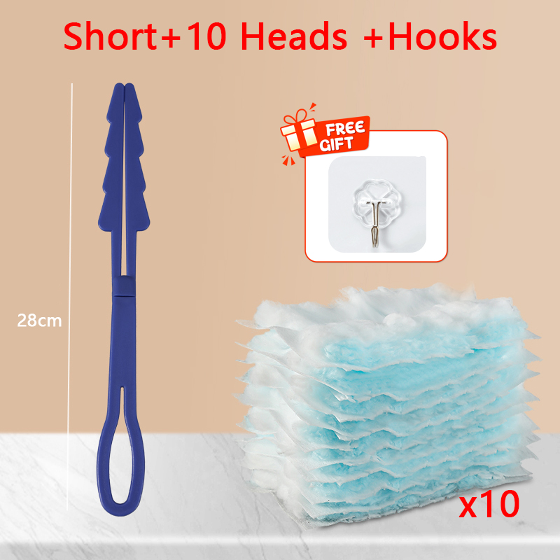 Disposable Dusters With Replace Heads Refills Bulk Duster Brush For Cleaning Home Office Blinds Car Surface Duster Cleaning Tool: Red