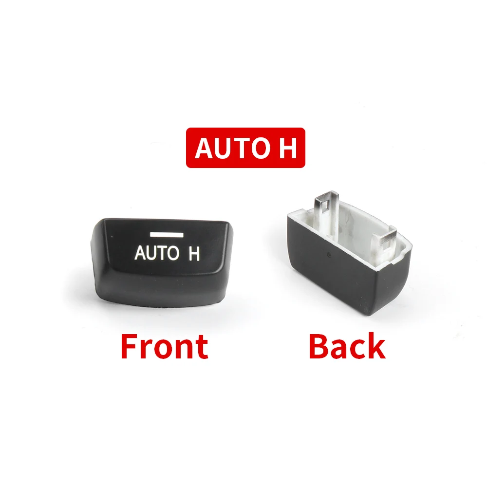 Car Electronic Handbrake Parking Brake P Button Switch Cover For F10 F07 F02 Parking Brake Switch Auto H Button Replacement: black