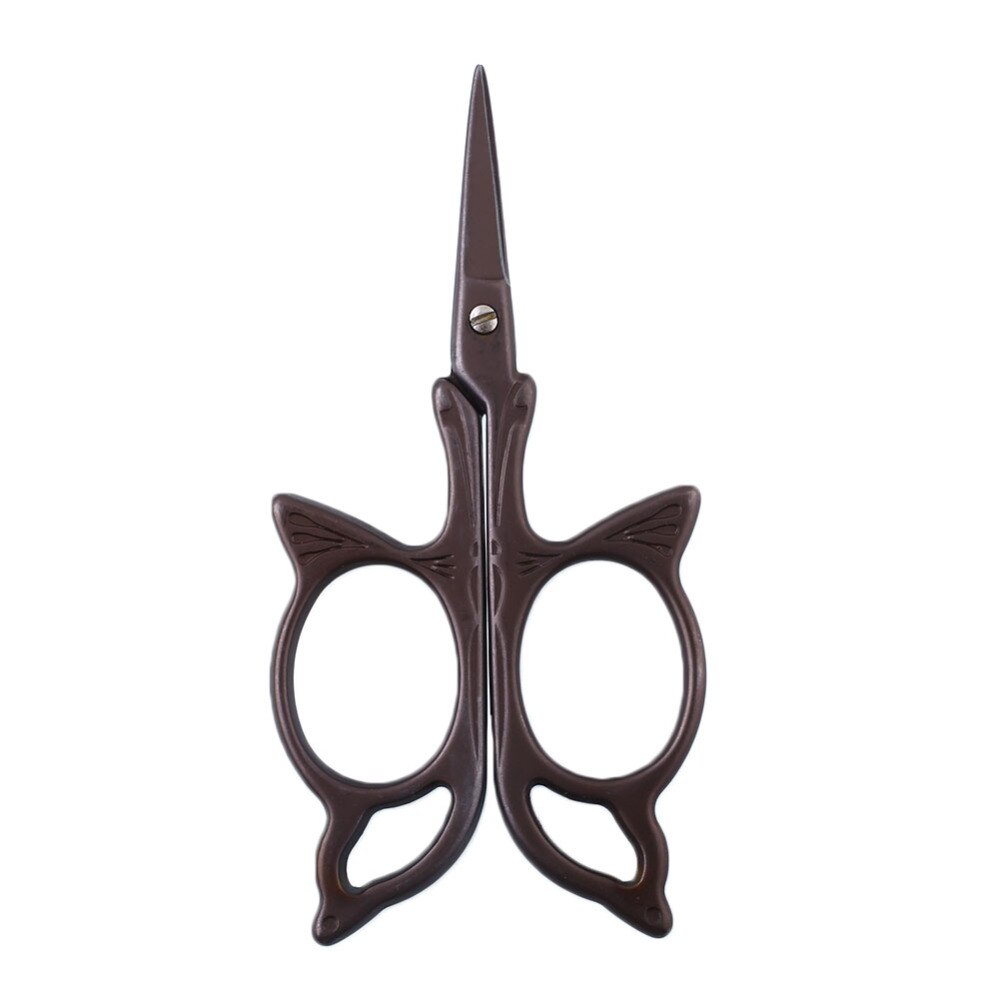 Vlinder kruissteek Retro Vintage Antieke Fijne Naaien Tailor cut trim shear handwerken scissor handwerk DIY Stof