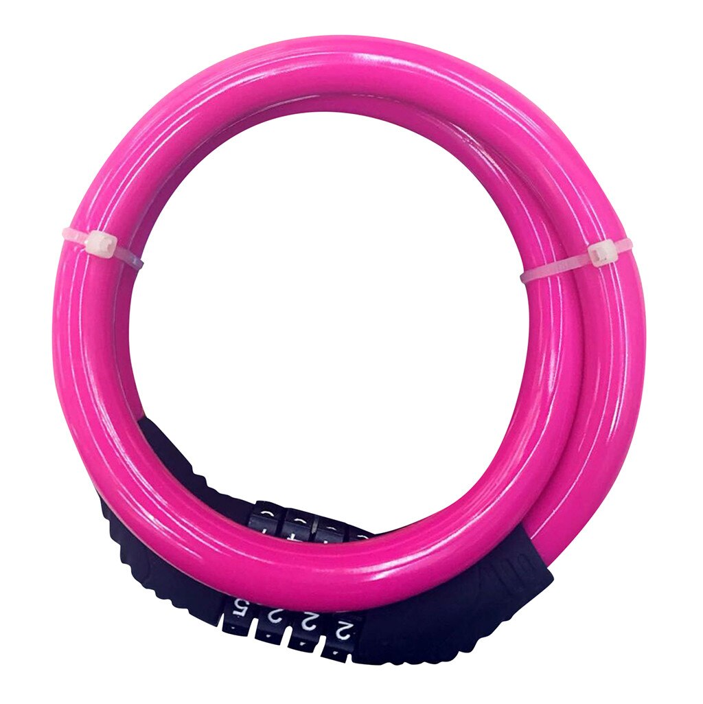 Bicycle Lock Gold Chain Bicycle Small Chain Lock Four-digit Code Lock Anti-theft Safe And Convenient To Carry: D