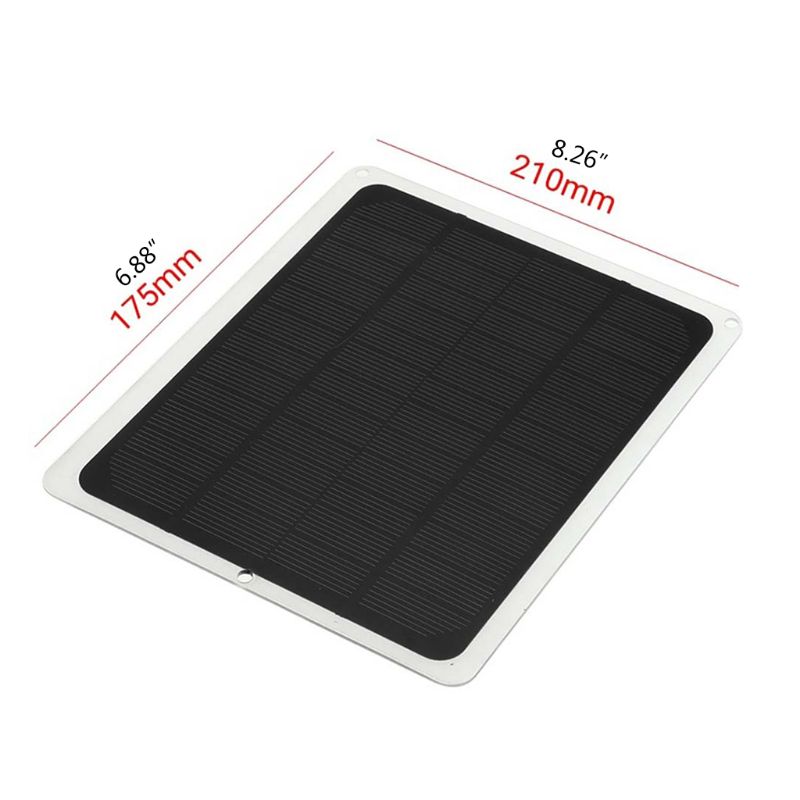 Wentylator zasilany energią słoneczną dla psa szklarnia kurczak dom energooszczędny 19QB