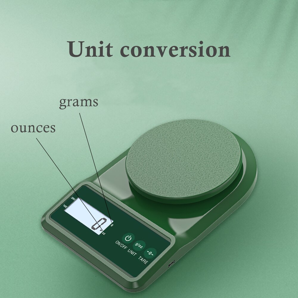 Household Kitchen Electronic scale portable medicinal material electronic gram scale coffee baking 1g mini bench scale kitchen