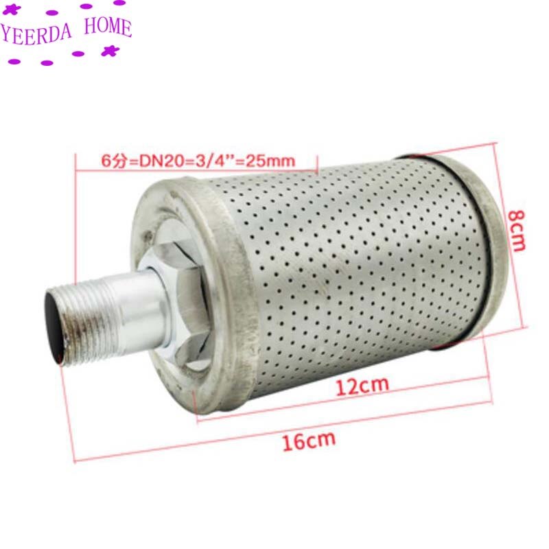 30bar high pressure muffler High temperature resistance 500 ℃ Dryer muffler Air exhaust muffler Noise reduction equipment: DN20