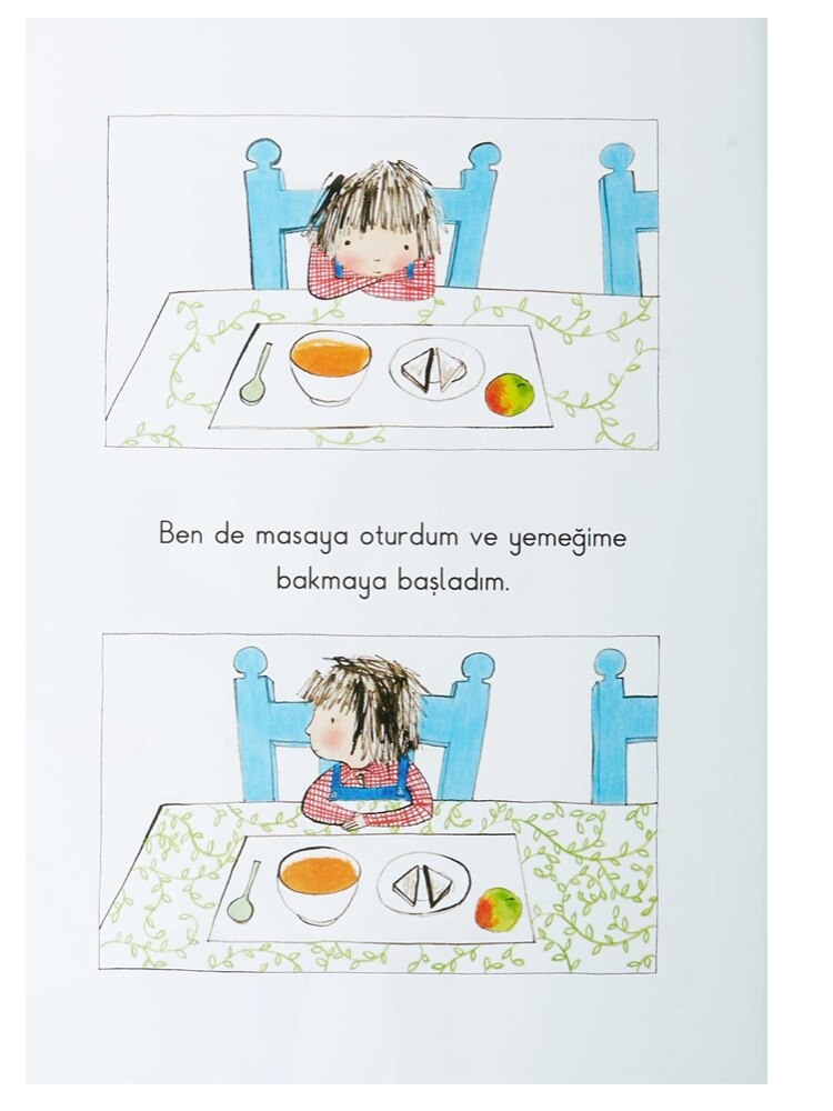 Boek, Kinderen, Turkse Taal, Ik Ben Niet Honger, 24 Pagina 'S, Isbank Cultuur Publicaties, lezen Leren, Kid 'S Onderwijs