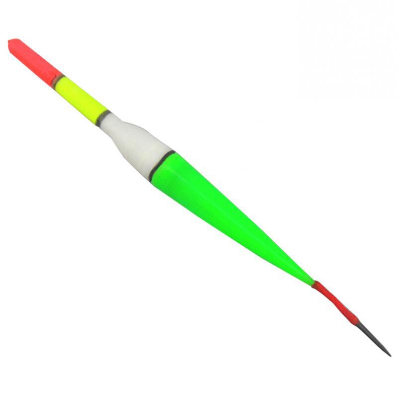 Luminous Float Fishing Cork Plastic Floater LED Light Flashing Buoy Vertical Fishing Float