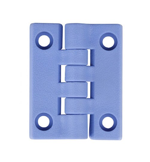 Polypropylene /PP cabinet hinge Acid and alkali resistant Corrosion protection Door hinge ,Laboratory accessories: blue / size A