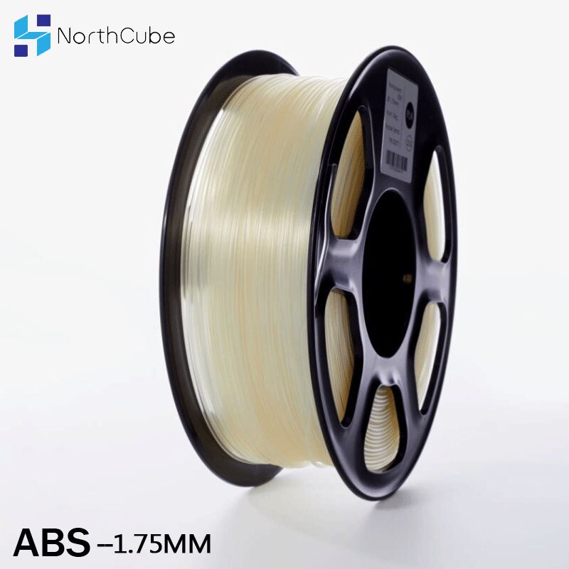 NorthCube – Filament ABS Transparent pour imprimante 3D, 1.75mm, 1kg matériaux d&#39;impression en plastique