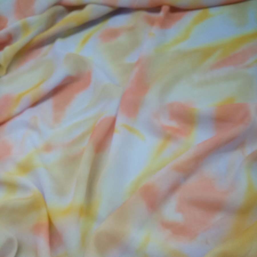 Chiffon Stof Tulpen Gedrukt Jurk Strand Sjaal Stof Chiffon stof Bloemen gedrukt chiffon Jurk stof