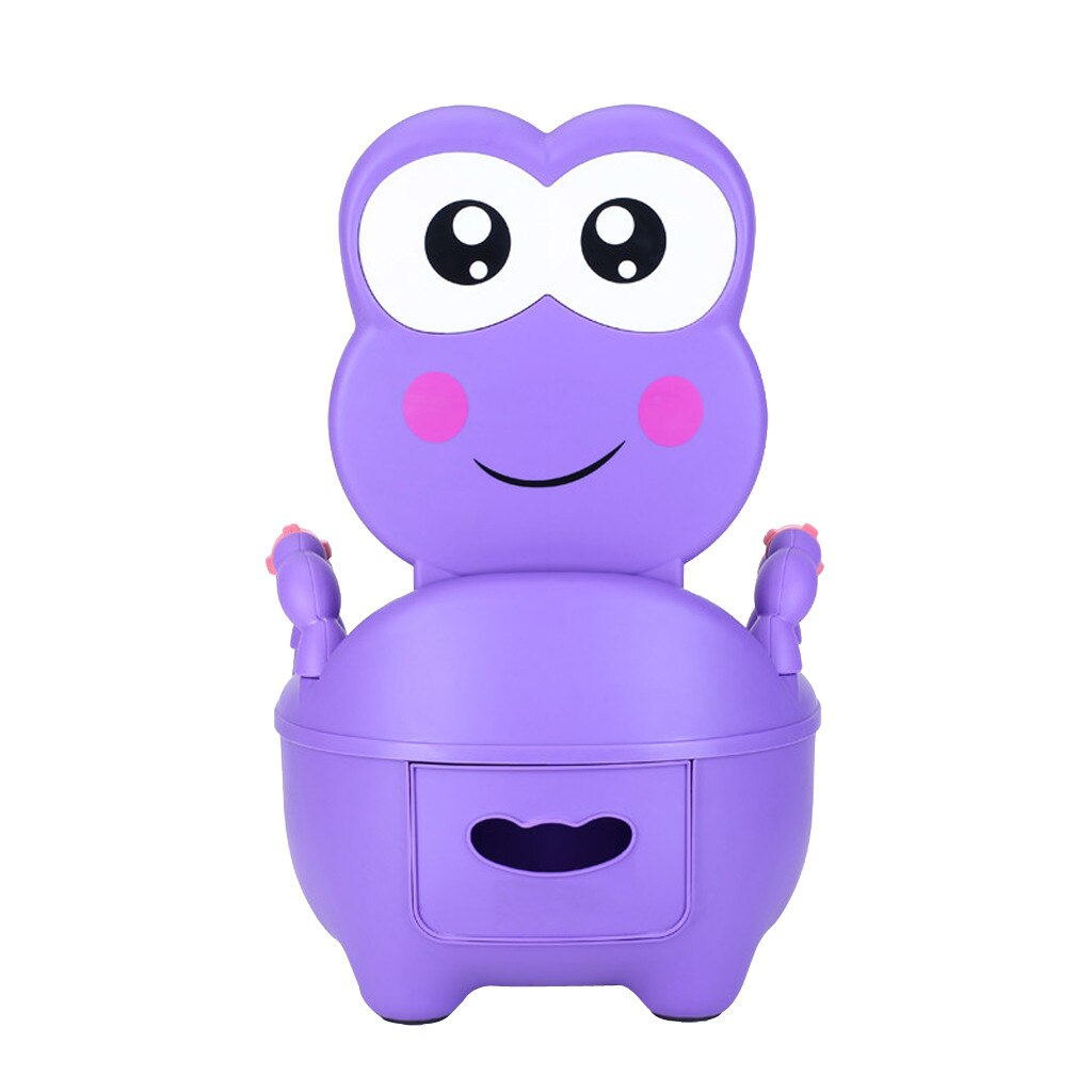 Draagbare Baby Potje Multifunctionele Baby Wc Auto Potje Kind Pot Training Meisjes Jongen Potje Kids Stoel Wc-bril: Purple