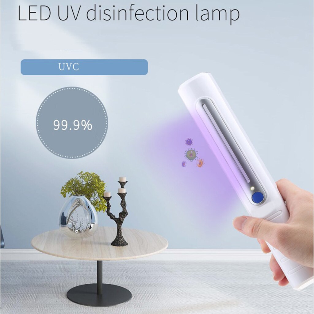 Handheld Uv Kiemdodende Licht Buis Digitale Ultraviolet Sterilisator Led Lamp