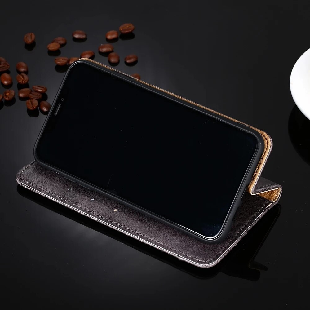 K'try étui portefeuille pour Huawei honour 10X Lite 6.67 pouces couverture rabat housse en cuir pour Huawei honour X10 livre étui de téléphone portable