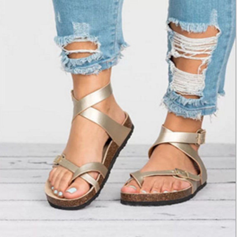 Vrouwen Sandalen Zomer Slippers Mode Rome Schoenen Vrouwen Klassiekers Platform Wiggen Hak Dames Enkelband Gladiator Sandalias