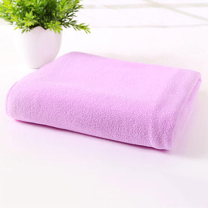 Multicolors Quick Drying Towels Travel Camping Sport Beauty Salon Gym Microfiber Towel Home textile,--: Pink