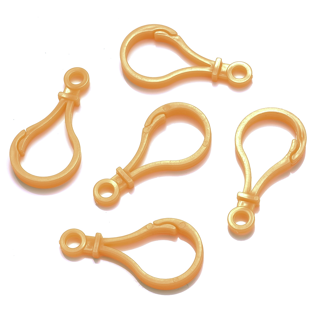 30 sztuk/partia Multicolor plastikowe zapięciem Lobster haki dla DIY ocena biżuteria dokonywanie brelok zapięcie akcesoria dostarcza 25*48mm: orange