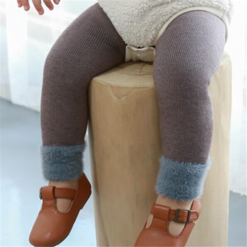 Mallas de algodón para niños pequeños, pantalones de invierno de 0 a 4T para bebés, calzas cálidas gruesas a la para niños y niñas, Leggings informales novedosos