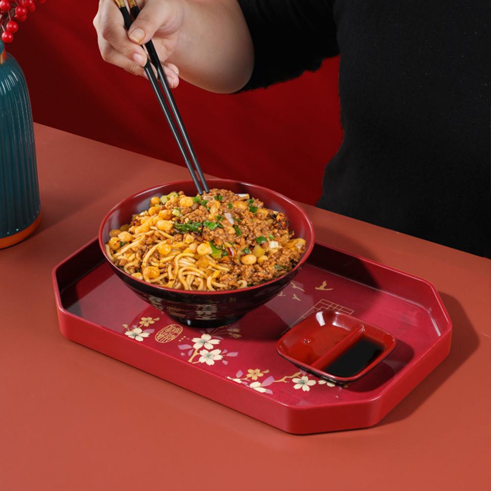 Chinese Traditionele Thee Lade Vierkante/Ronde Tafel Dienblad Voedsel Plaat Bruiloft Decoratie Plateau De Serviceподнос Для Декора