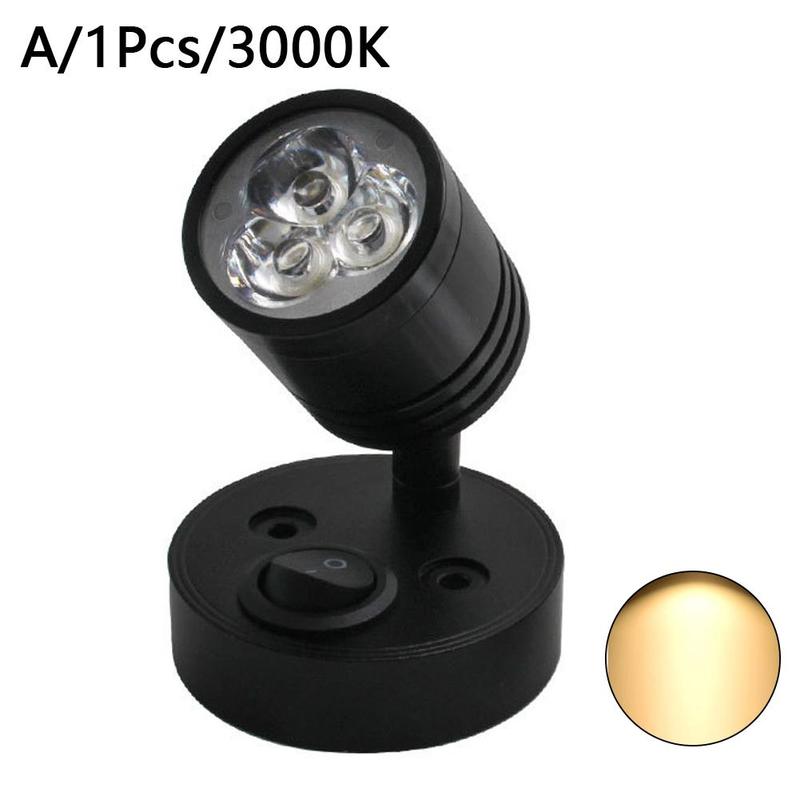 LED Reading Light DC 12V RV Boat LED Light Wall Lamp Camper Van Caravan Boat Interior Spot Light Cabin Bedside Night Light: A