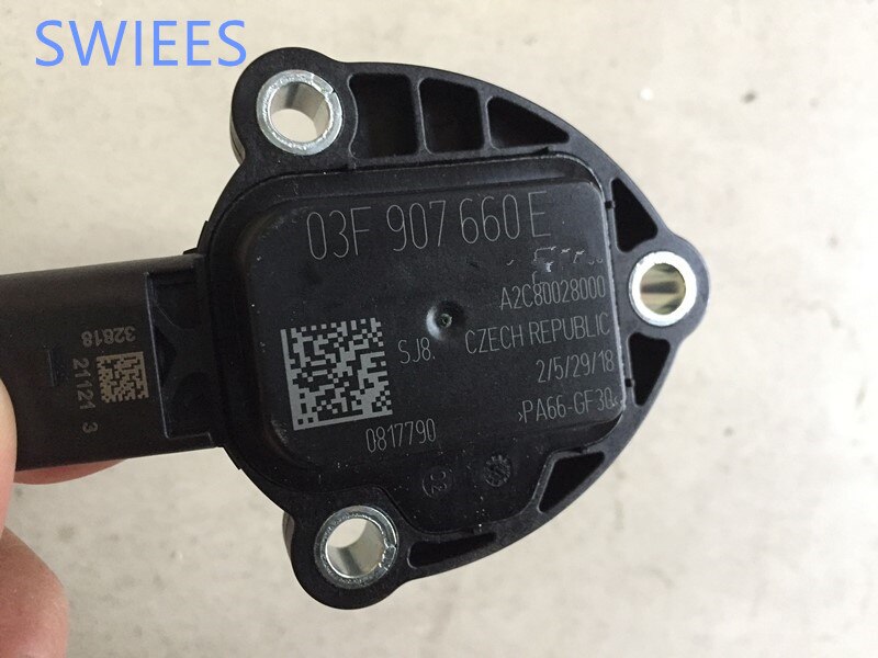 SWIEES Original For Oil Level Sensor with Seal VW PASSAT B8L GOLF 7 EA888 Third-generation engine 03F 907 660E 03F907660E