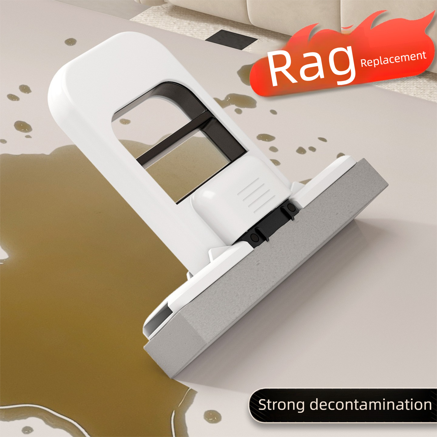 Mini-sponsmop Handvrije wasmoppen Mini draagbare superabsorberende dweil voor desktopvloer Badkamer Keuken Glas Autoreiniging