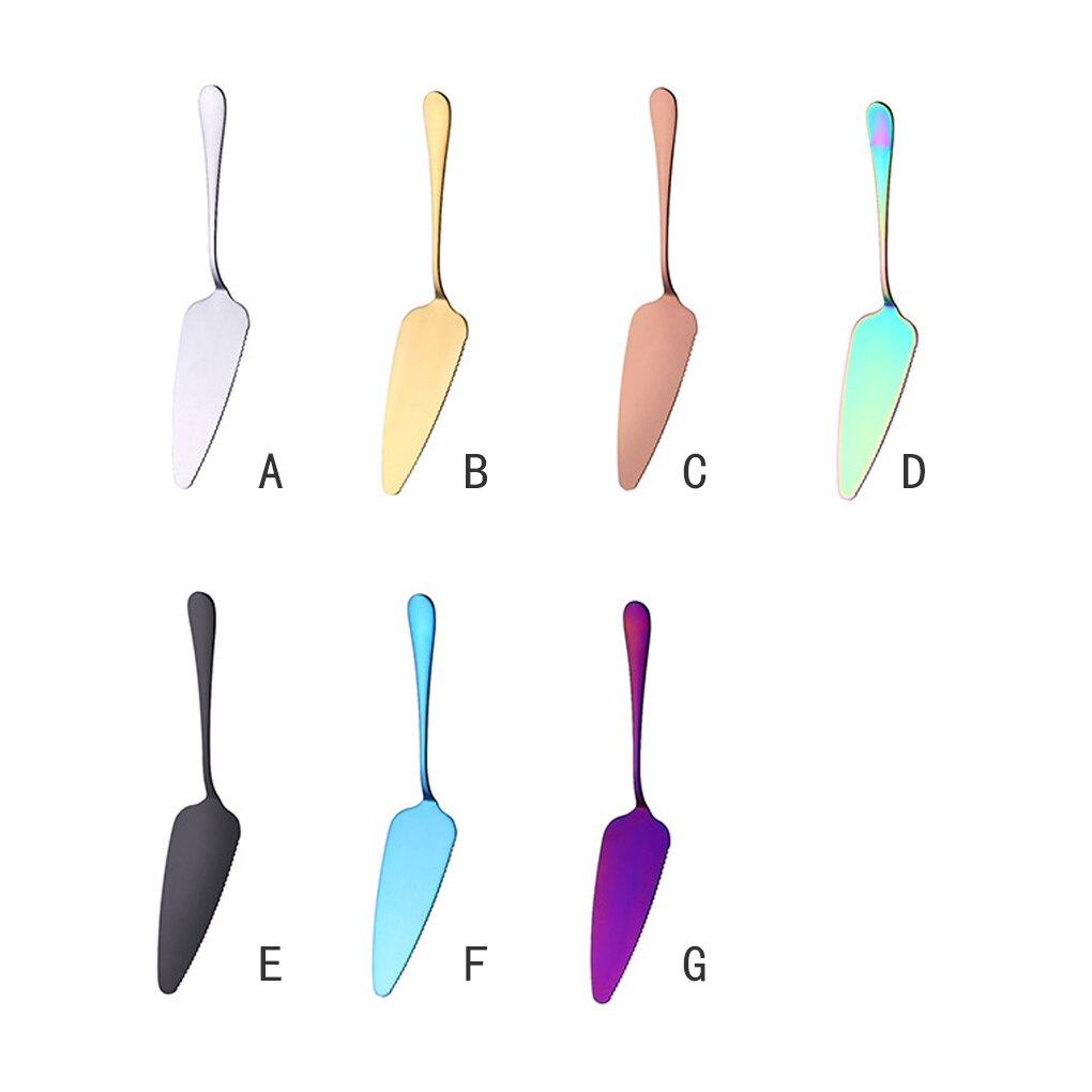 Stainless Steel Cake Server Toothed Pizza Cheese Spatula Dessert Pie Pastry Butter Divider Scraper