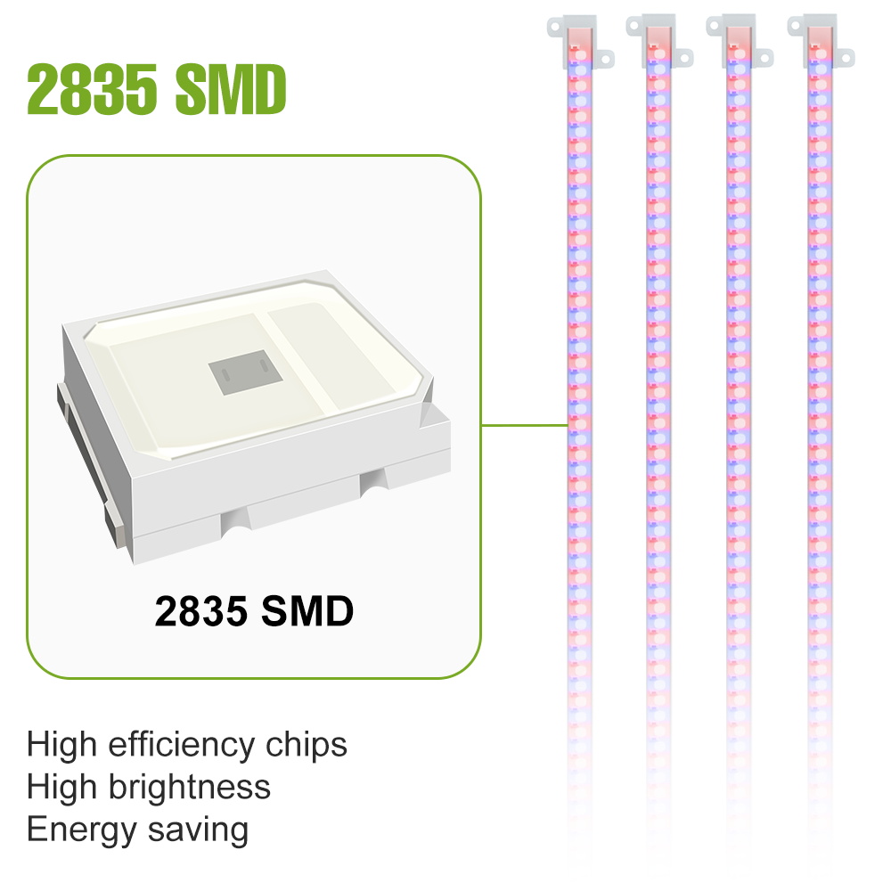 LED Zimmerpflanze Wachsen Streifen Lichter Volle Spektrum zeitliche Koordinierung 4H/8H/12H Auto an/aus Blume Sukkulenten Topf Pflanzen Anbau Lampe DC5V