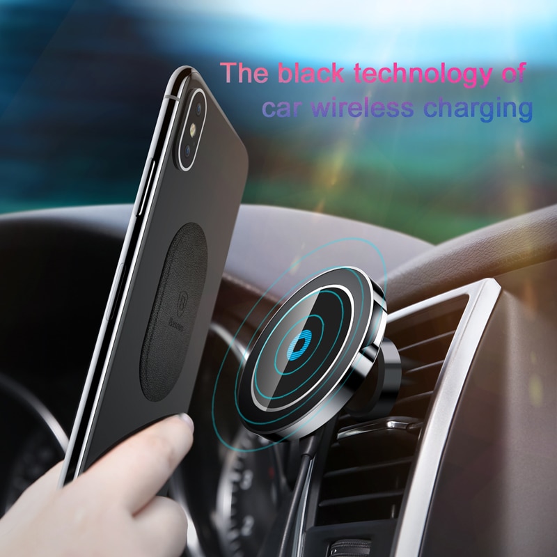 Baseus Magnetische Draadloze Autolader Voor Iphone 8 Snelle Auto Opladen Lader Universele Mobiele Telefoon Houder Voor Samsung Autohouder
