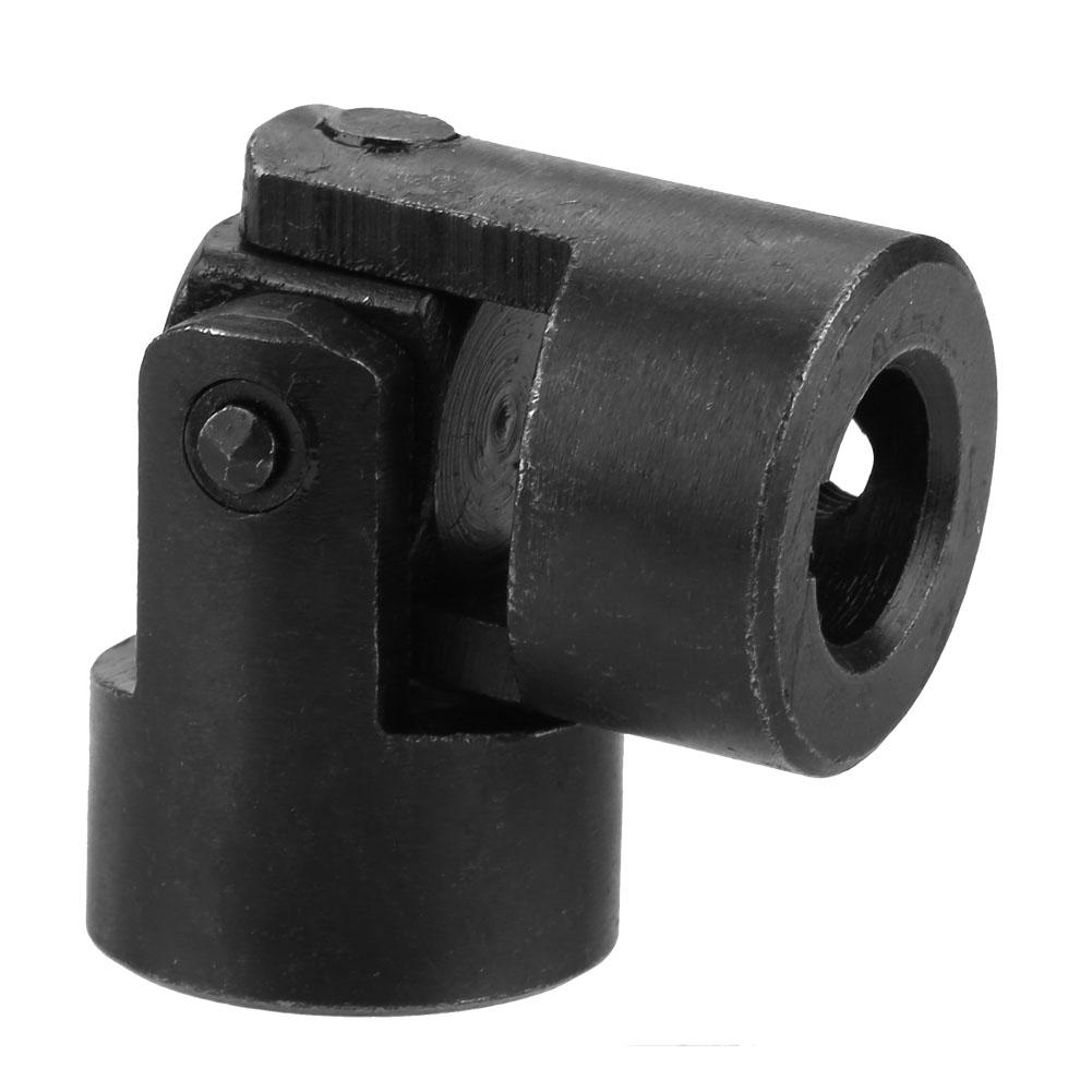 Universalledd akselkobling motorkobling gjør-det-selv-styring universalledd m/ kilesporakselledd u-ledd 12 x 24 x 51mm svart
