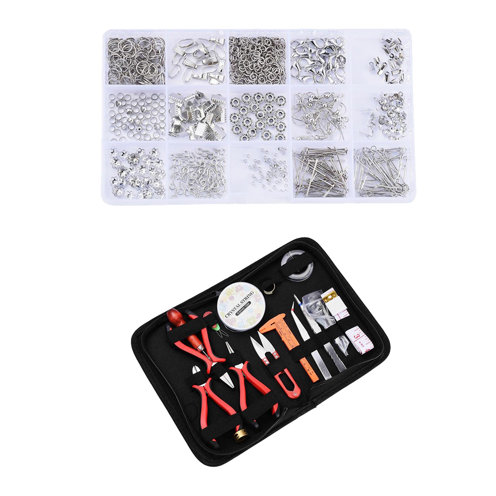 Jewelry Finding Kit Jewellery Repair Tools Bracelet Making Set for Girls Kid