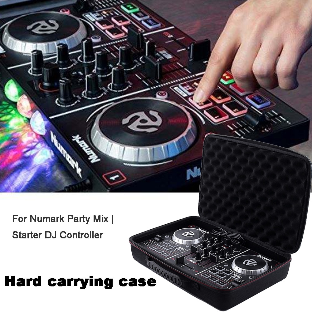 Eva hardcover beschermhoes opberghoes reistas hoes voor numark party mix | starter dj controller