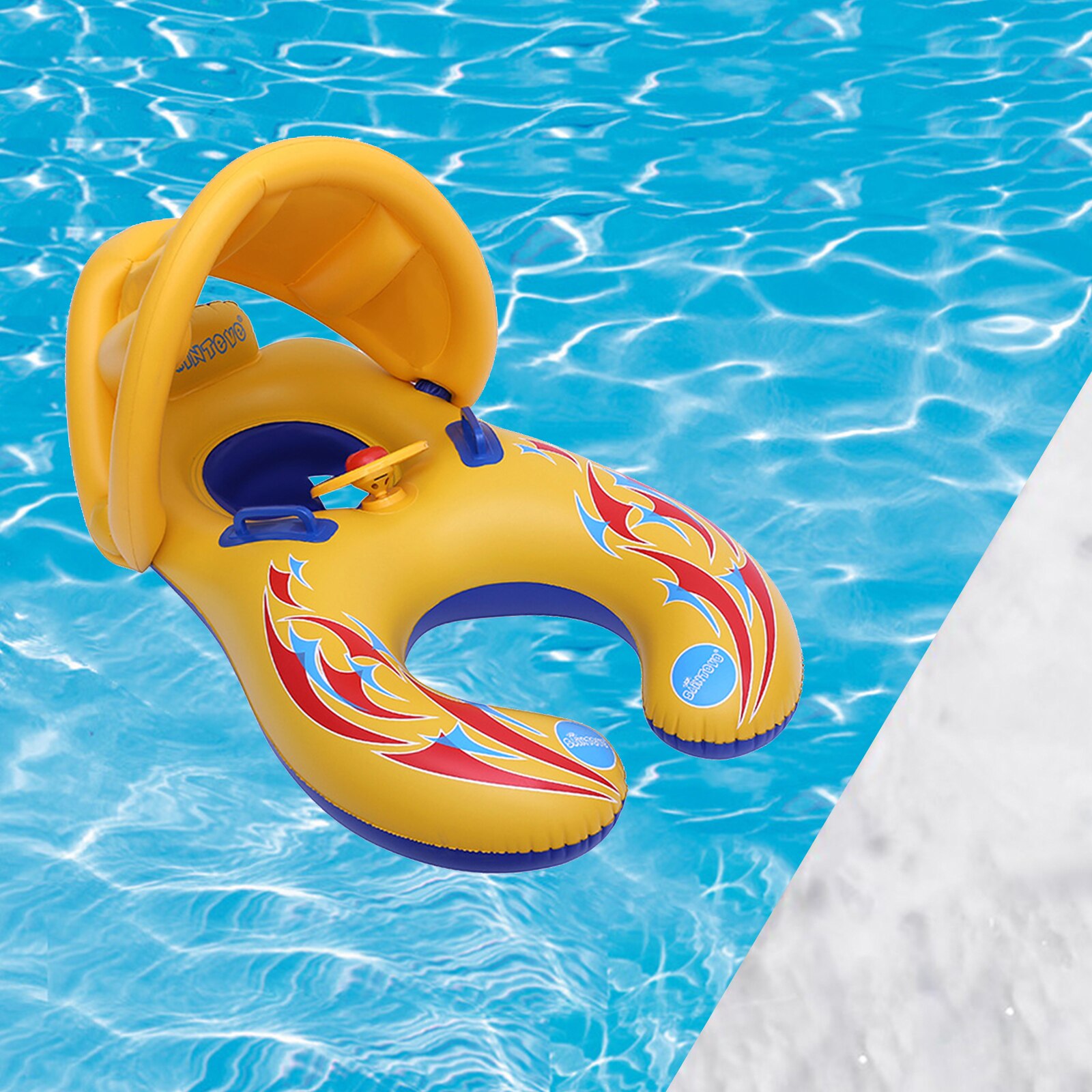 Baby Kids Zwemmen Ring Opblaasbare Peuter Float Trainer Zwembad Water