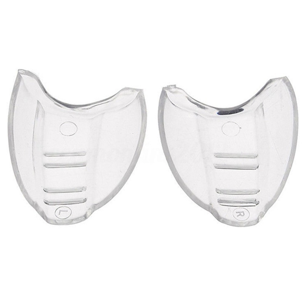1Pair Eye Flexible Clear Shields Side Safety Goggles Glasses 95% Protection Universal Anti Fog For Women Men
