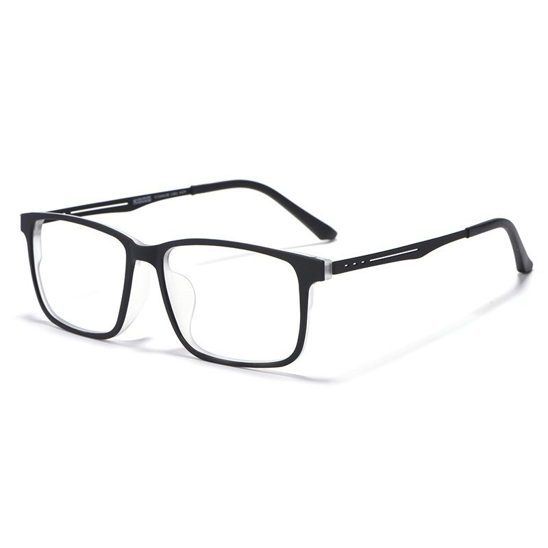 Gmei Optische Pure Titanium Bril Frame Voor Bijziendheid Bril Mannen Licht En Comfortabel Volledige Velg Grote Size Bril Frames 8838