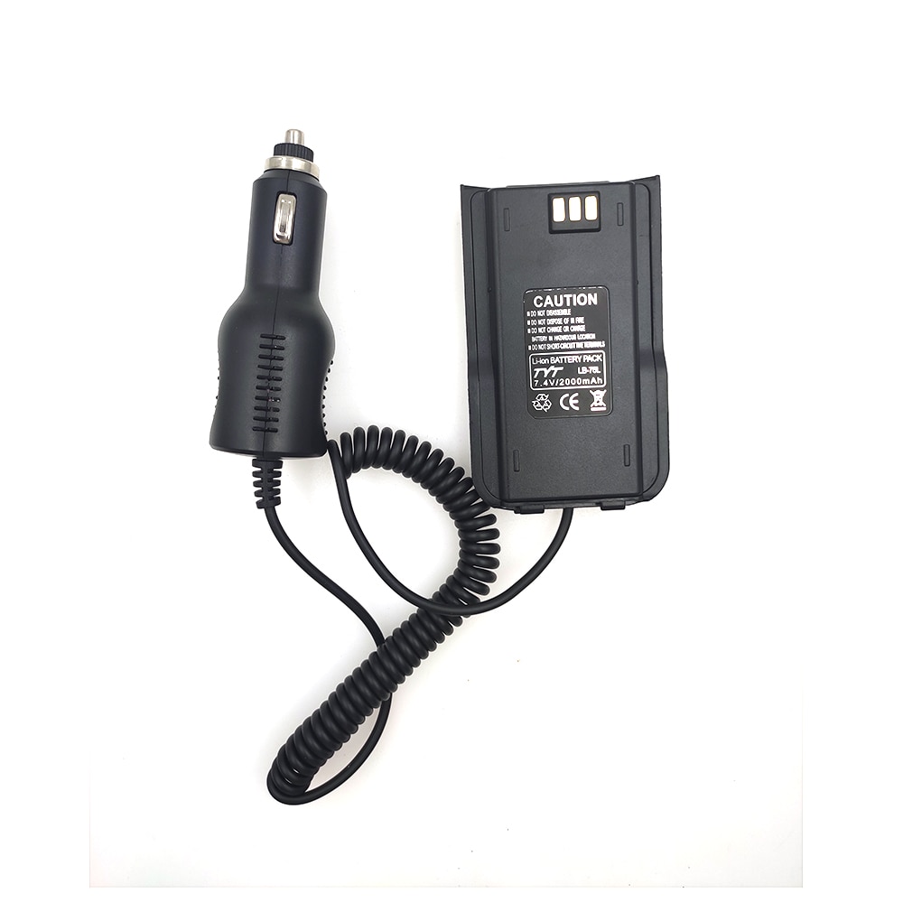 Cargador de coche eliminador de batería para Retevis RT3 RT3S sobre las MD-380 MD-UV380 DMR Walkie Talkie