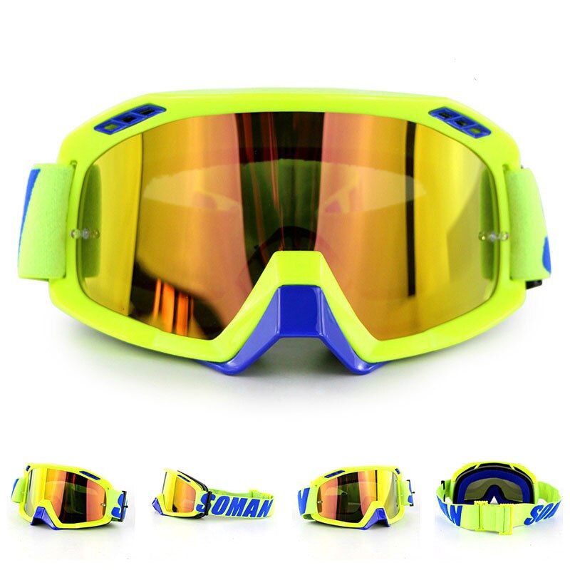 100% Mx Motorcycle Goggles Bril Crossmotor Googles Stofdicht Gafas Winddicht Atv Motocross Bril Sets: J