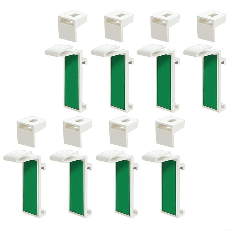 Suportes grampo 8pcs definidos para blinds rolos duplos gram