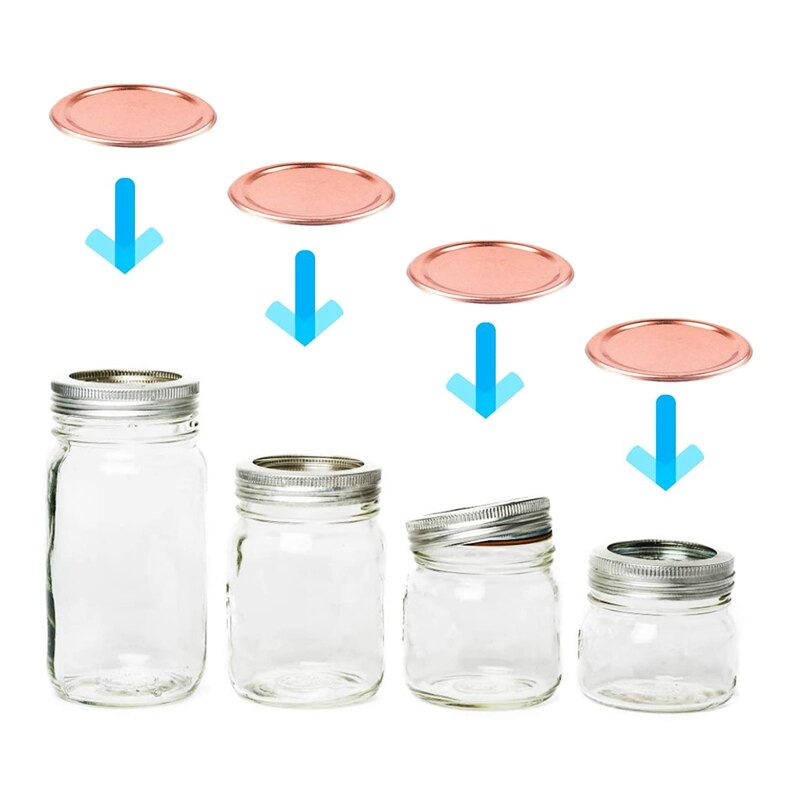 40 Pack Mason Jar Lids Mason Jar Split-Type Lids Mason Jar Cover Mason Jar Lid Excluding Mason Circle