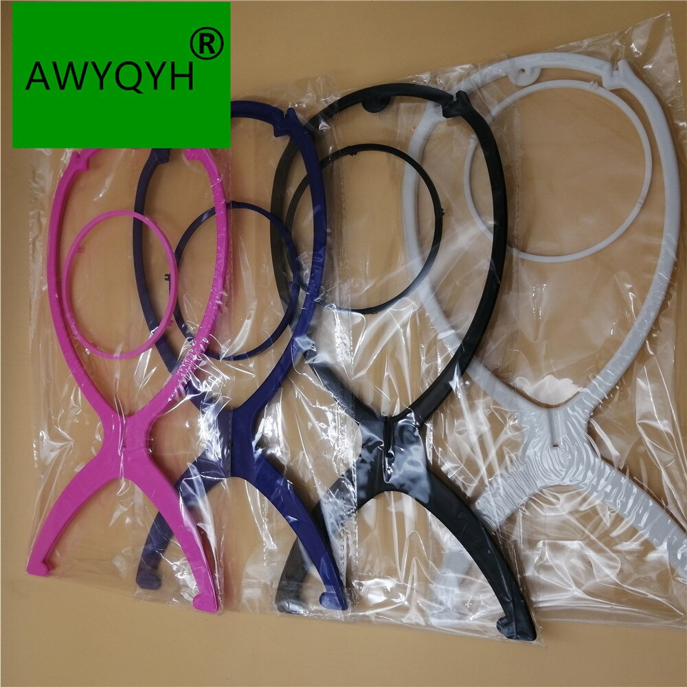 Einstellbare Kunststoff Perücke Steht Hut Display Perücke Kopf Halter Mannequin Kopf Stehen Tragbare Falten