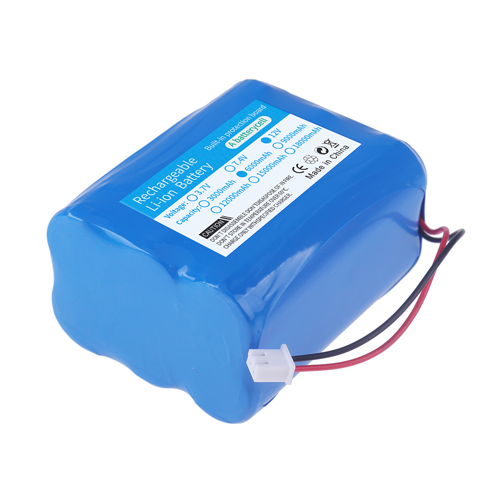 12V 3000mAh / 6000mAh Rechargable Pack For Speaker Flashlight Monitor CCTV Camera Battery 12.6 V 11.1V 18650 Lithium-ion Battery