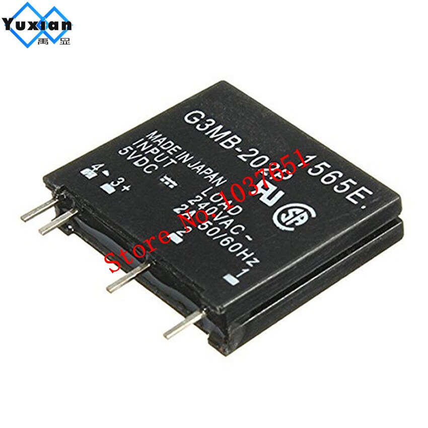 10 teile/los fest Zustand relais G3MB-202P-5VDC G3MB-202P-5V G3MB-202P DC-AC PCB SSR in 5VDC, Heraus 240V AC 2A