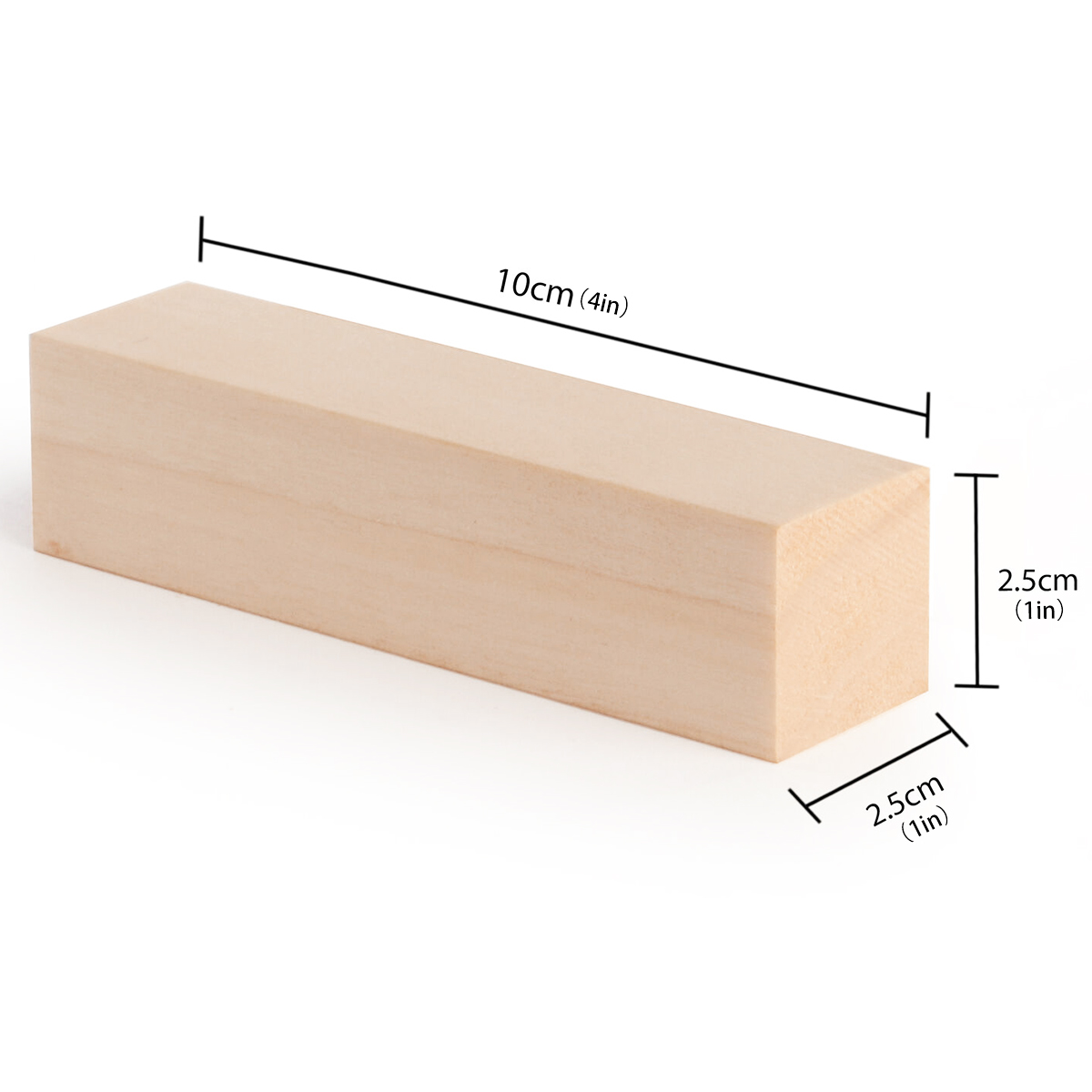 6/50Pcs Basswood Carving Block Natural Cork DIY Wood Crafts Portable Carving Art Supplies Suitable for Beginners/Craft Lovers