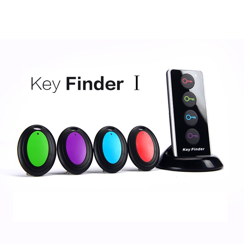 Key Finder Flashing Beeping Sound Control Alarm Anti-Lost Key Locator Finder Tracker with Key Ring