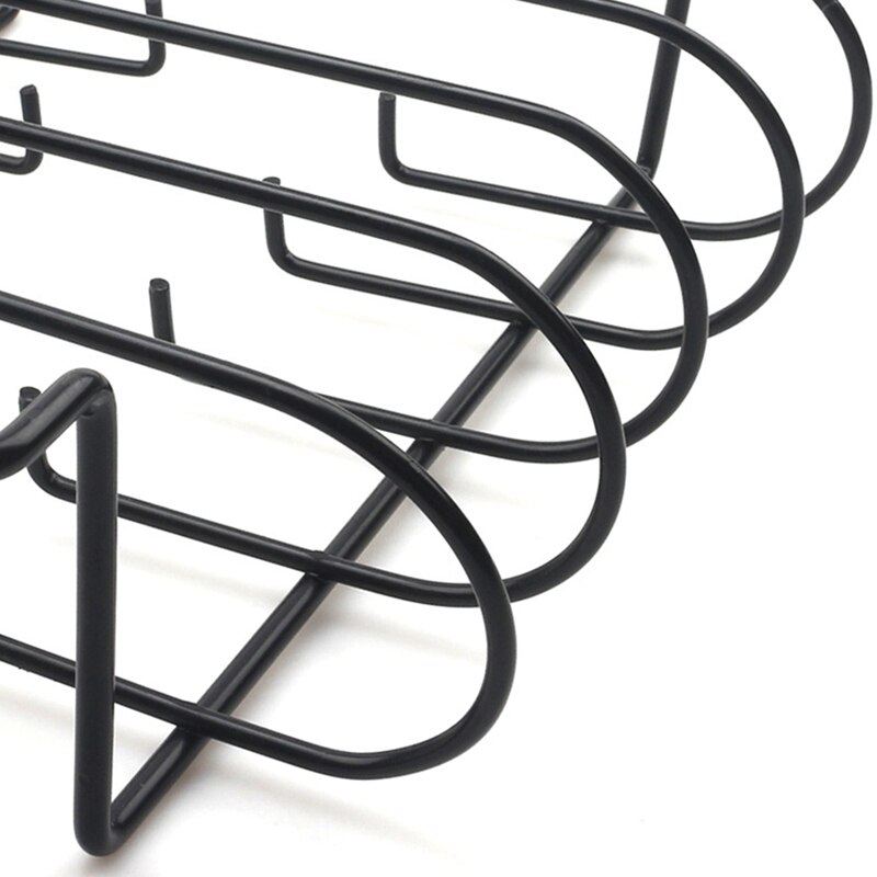 Bbq Roosteren Rib Rack Multifunctionele Non-stick Gebraden Hele Kip Ribben Vlees Non-stick Rib Rack Voor Grillen