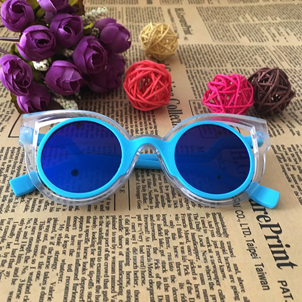 Søde suqare børn solbriller mærke børn piger drenge toddler solbriller oculos de sol infantil  h120: Blå