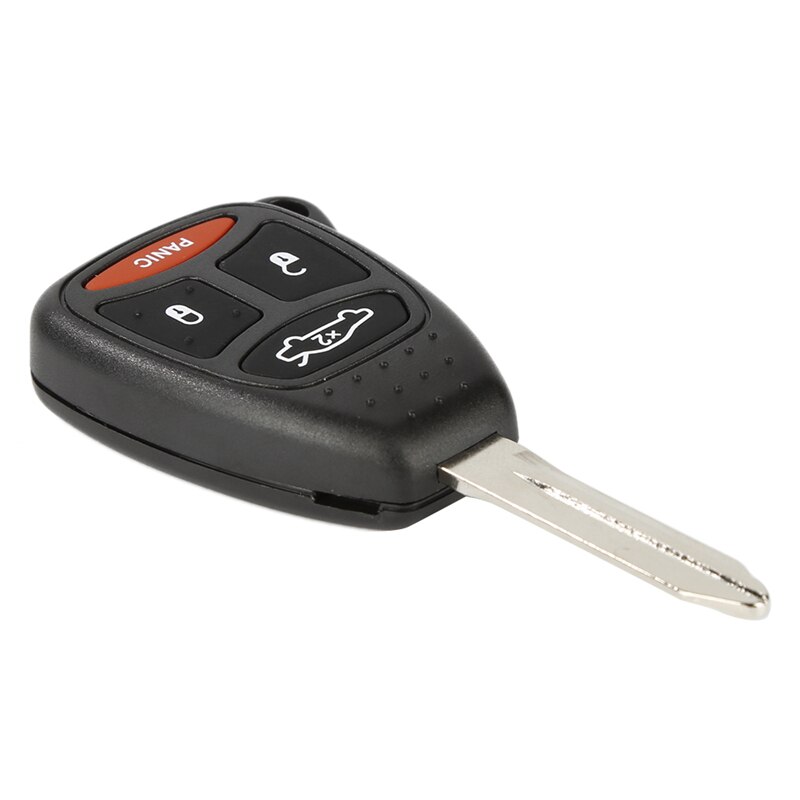 1PCS Durable Black 4buttons Remote Key Fob Shell Case Replacement With Screw For 2005 2006 2007 Jeep Grand Cherokee