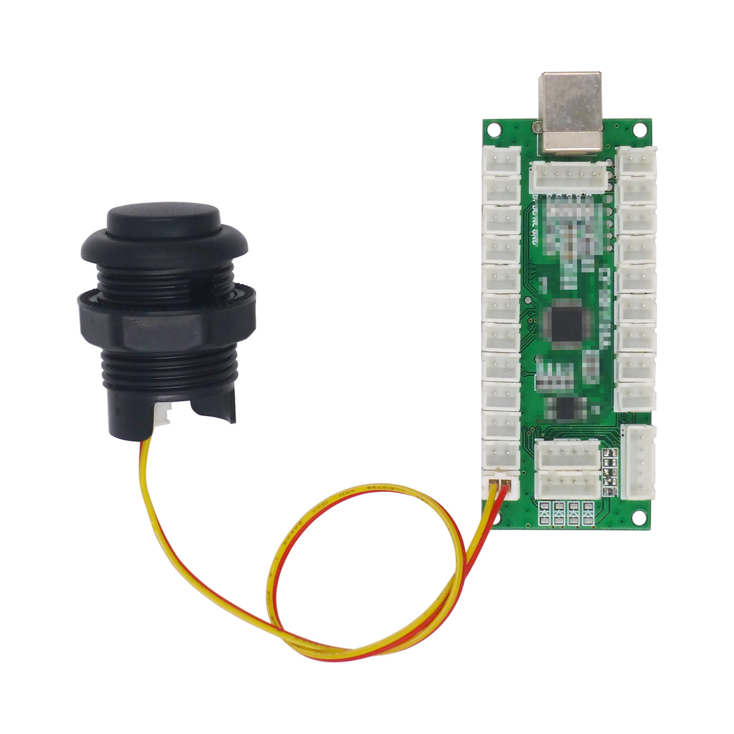 SJ@JX Arcade 2 Player Game Controller Matt Frosted Button Joystick Encoder for PC MAME Raspberry Pi