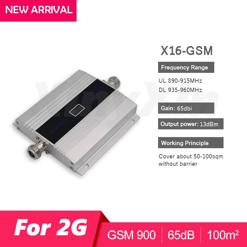 GSM Signal Booster 900 MHz Mobile Cellular Signal Booste Repeater GSM 2g 900 Cell Phone Signal Amplifier For Home Gain 65dB