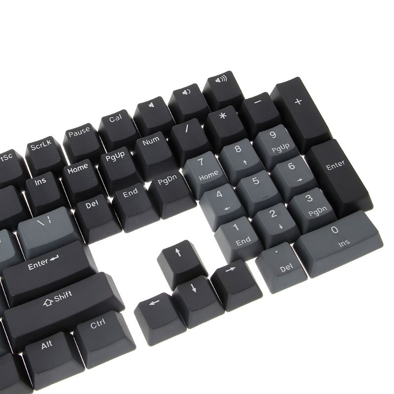PBT 108 Keycaps OEM ANSI Layout Bi-Color Injection Over Molding Keycaps