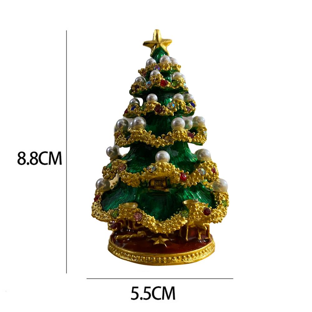 5.5X8.8Cm Kerst Trinket Doos Unieke Boom Decoratie Voor Kerstboom Arbol De Navidad