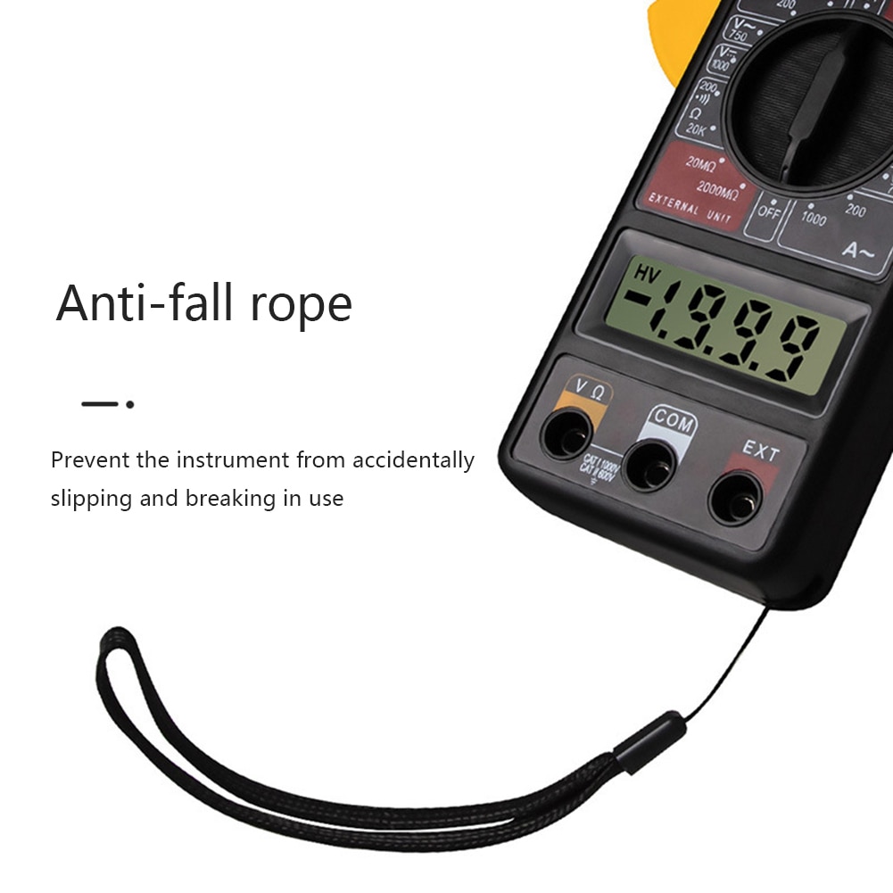 266X Digitale Ampèretang Volledige Automatische AC-DC Ampèremeter Met Zoemer Digitale Stroomtang Auto Meting Stroomtang
