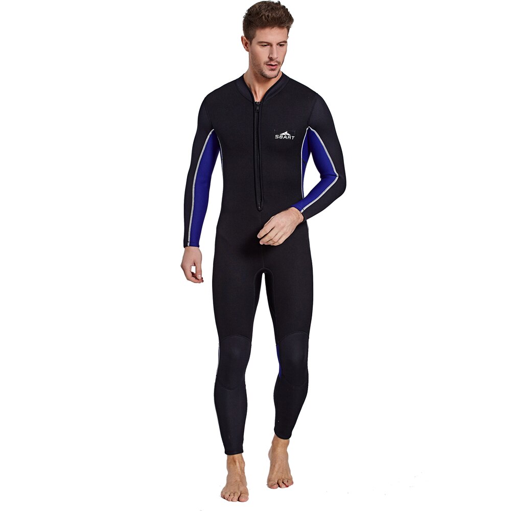 Traje de neopreno de 3mm para mujer, traje de neopreno térmico para hombre, traje completo de manga larga para buceo, surf, parejas a juego con cremallera frontal